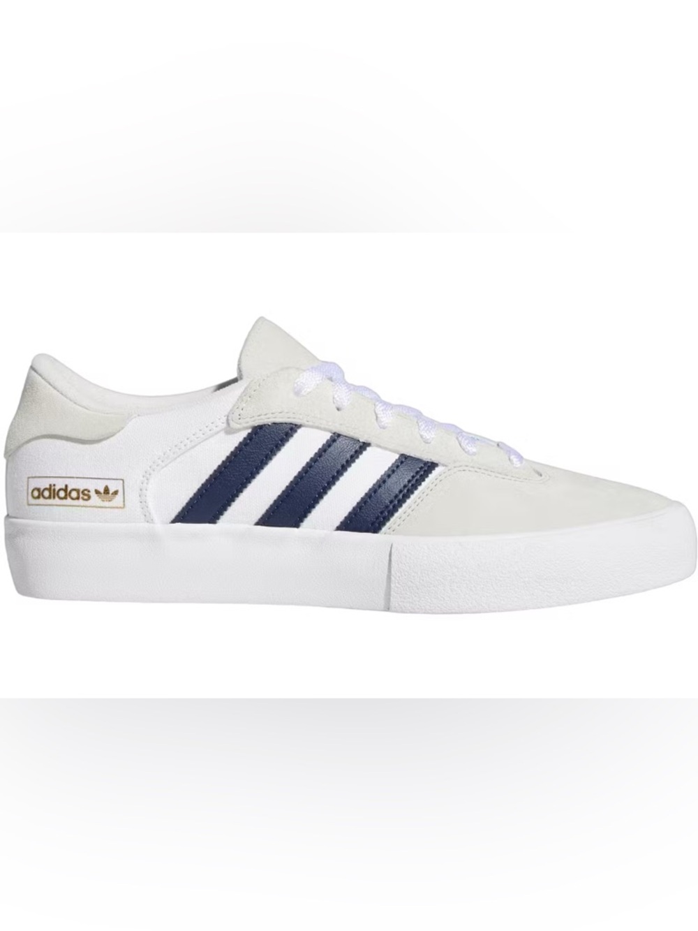 NWB adidas Matchbreak Super Men’s 11 Womens 12.5 white navy skateboarding canvas - Picture 13 of 13